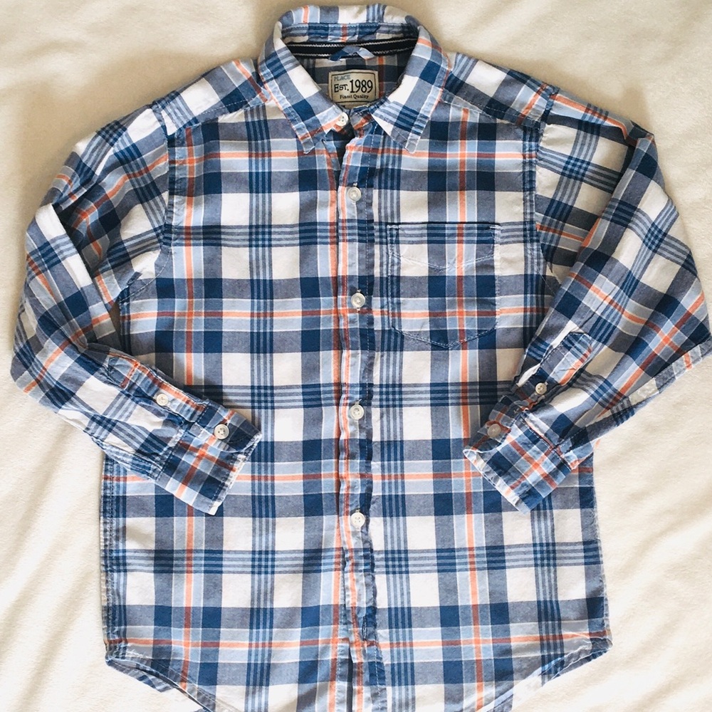 Children’s Place Boys Button-Up & Sweater - Picture 2 of 4